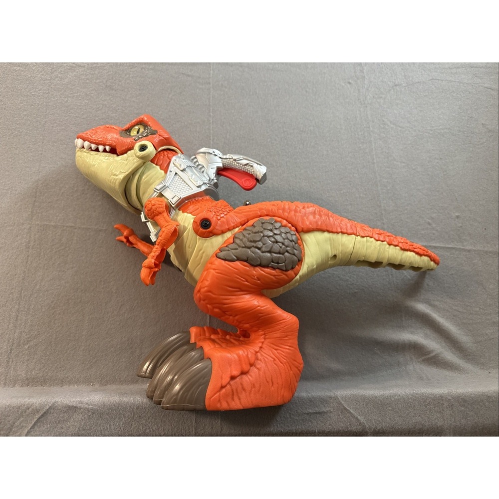 Jurassic World Mega Mouth T-Rex Chomping Dinosaur Imaginext Mattel 2018